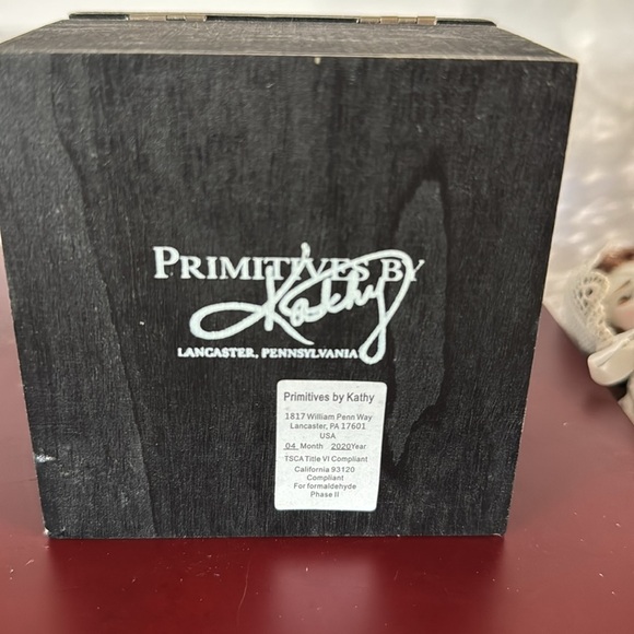 Black Wooden Friendship Box by Primitives by Kathy - Picture 3 of 5